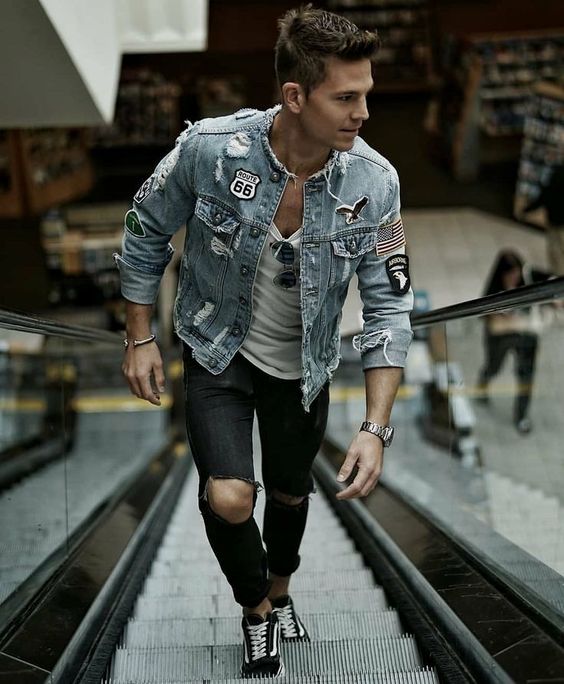 jaqueta jeans masculina 2019