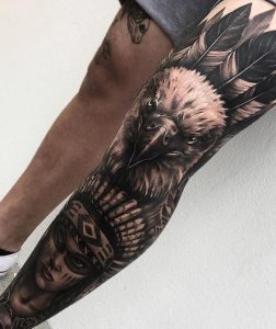 Tatuagens Masculinas na Perna 50 Inspirações New Old Man N O M Blog