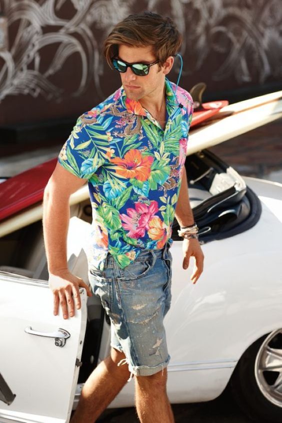 Men's Floral Tropical Shirt Inspirations