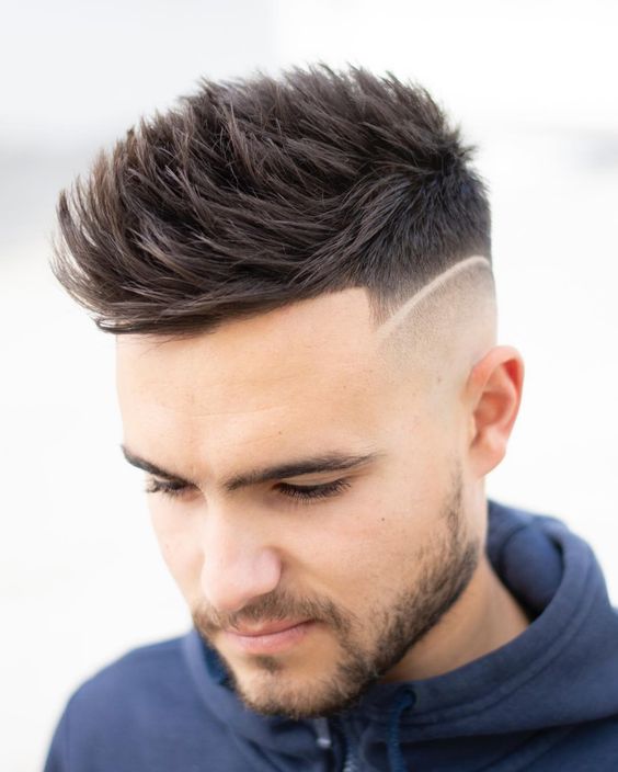 risquinho de cabelo masculino