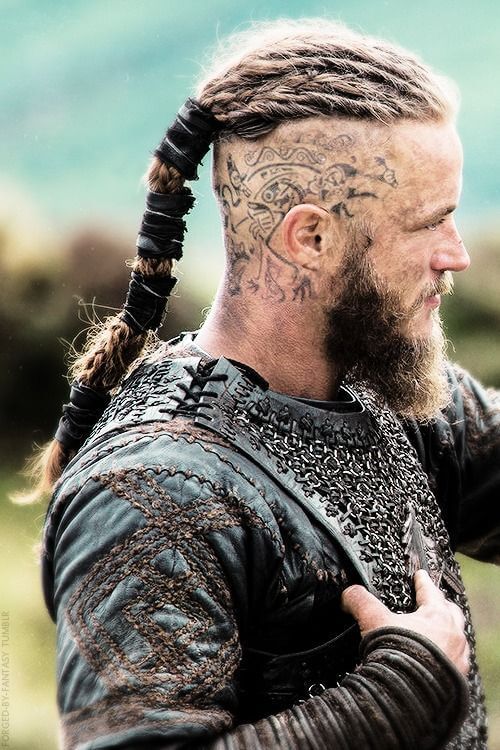 cabelo viking masculino