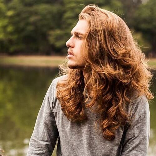 cabelo liso longo masculino