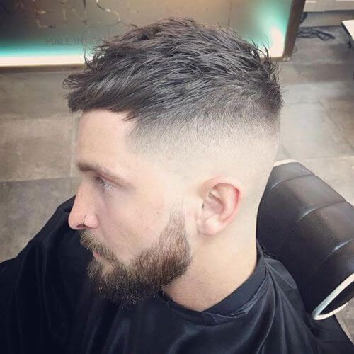 Men's Haircut French Crop Haircut Or Caesar Cut |  New Old Man