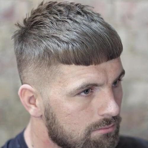 Men's Haircut French Crop Haircut Or Caesar Cut |  New Old Man