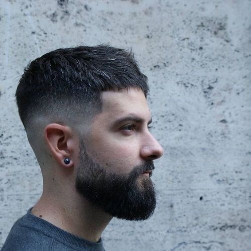 Men's Haircut French Crop Haircut Or Caesar Cut |  New Old Man