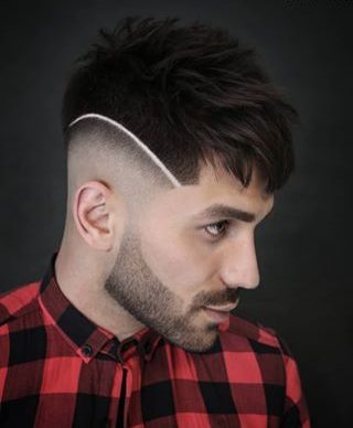 Corte de cabelo masculino com risco | New Old Man