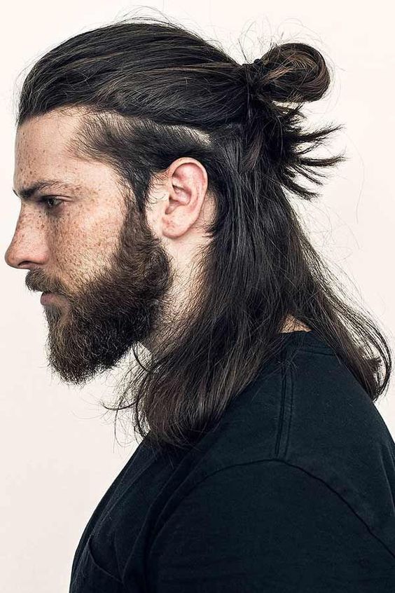 corte de cabelo masculino samurai