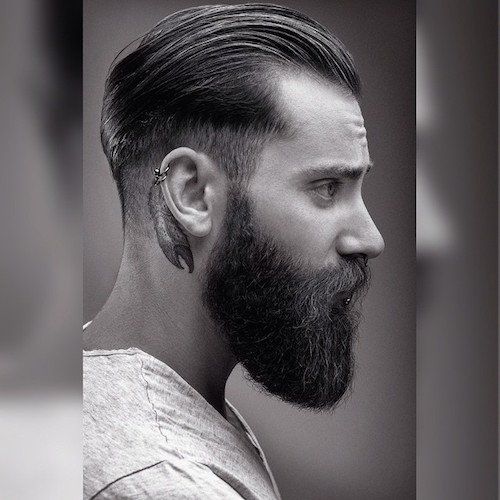 Male HairCut Slicked Back or Back | New Old Man