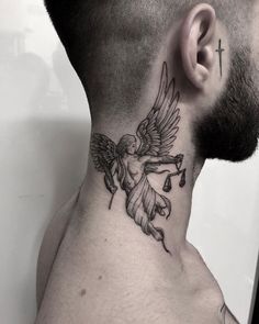 Hals tattoo mann