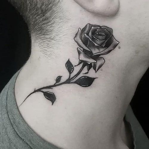 Male neck tattoo | New Old Man
