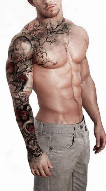 Male Shoulder Tattoos | New Old Man