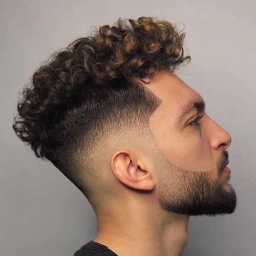 CORTES DE CABELO MASCULINO PARA 2021 CURLY HAIR WITH FADE | New Old Man