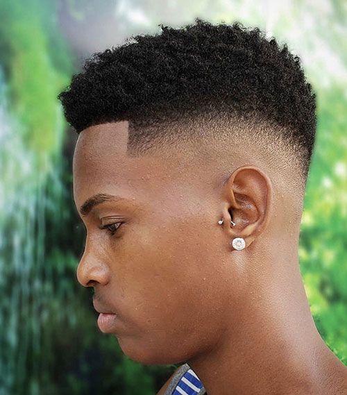 CORTES DE CABELO MASCULINO CRESPO PARA 2021 High Skin Fade with Twists | New Old Man