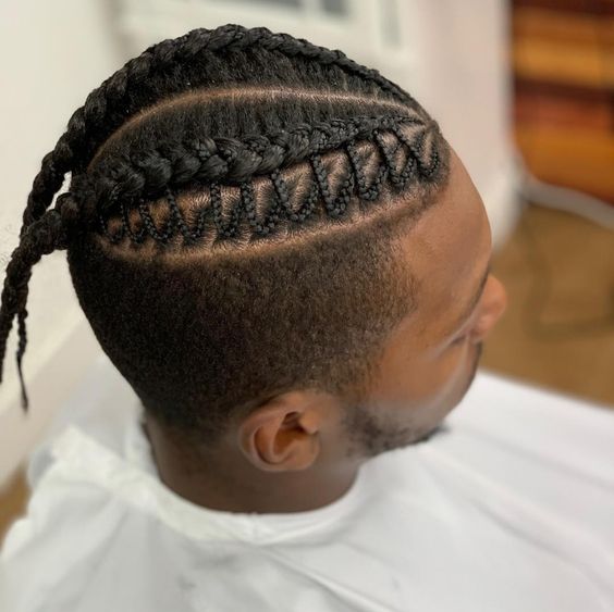 Men's Haircut With Braids | New Old Man