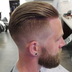 Straight Slick Back Men's Haircut | New Old Man