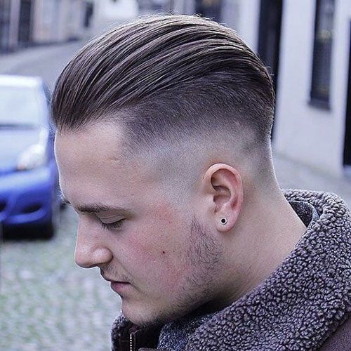 Straight Slick Back Men's Haircut | New Old Man