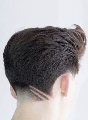 Male Haircut with Streak in the Nape | New Old Man