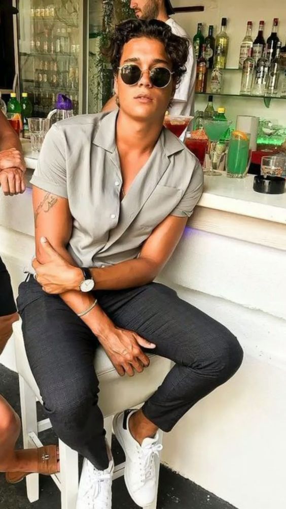 Camisa de Colarinho Cubano: Aprenda a Usar, Moda Para Homens