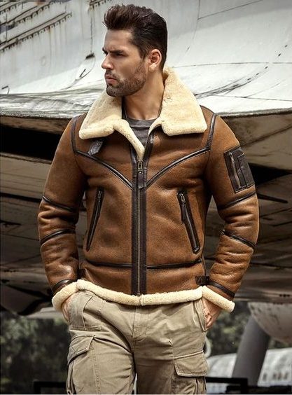 Aviator Leather Jacket 1