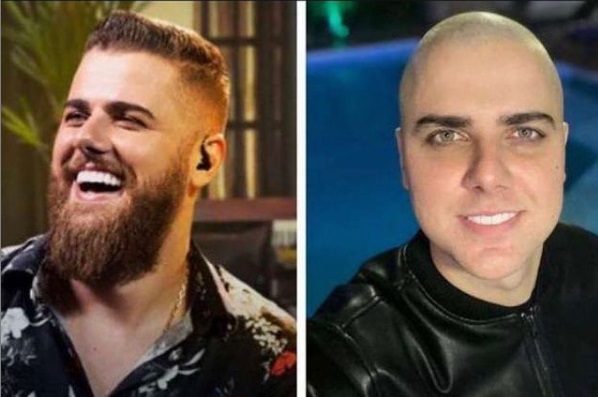 Desafío antes y después: hombres sin barba contra hombres con barba