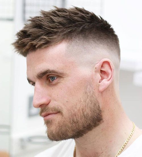Gradient Textured Male Haircut 4