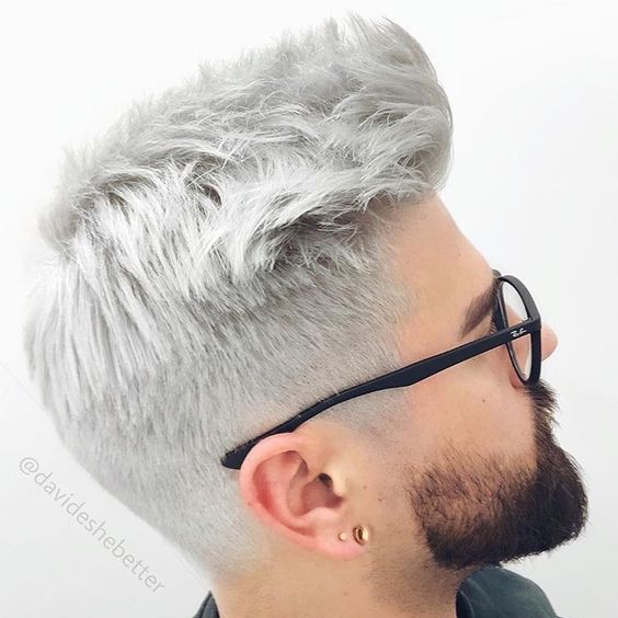 Platinum Male Haircut 5