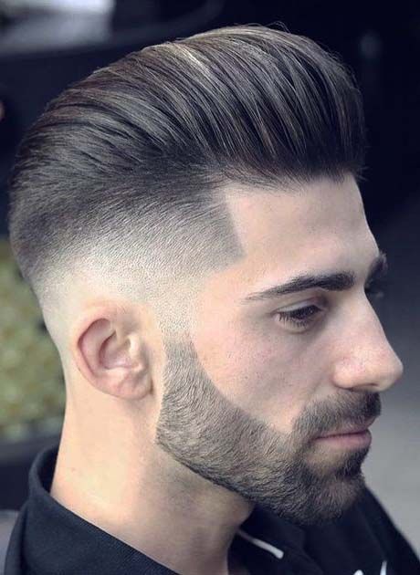 Male Pompadour Haircut with Gradient 1