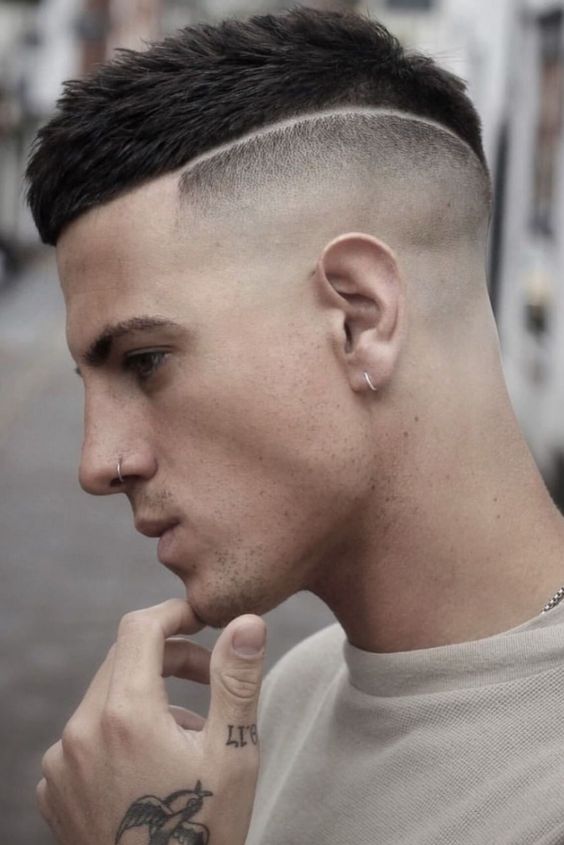 Male Haircut with Gradient 1