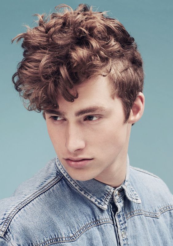 Men's Curly Fringe Haircuts for 2022 1