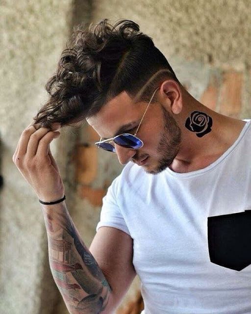 Male Haircuts Curly Hair Side Part 5