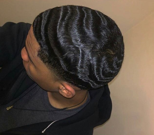 Kurze 360-Wellen-Haarschnitte für Herren 1