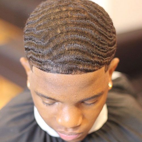 Kurze 360-Wellen-Haarschnitte für Herren 5
