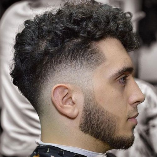 Curly Gradient Men's Haircuts For 2022 2