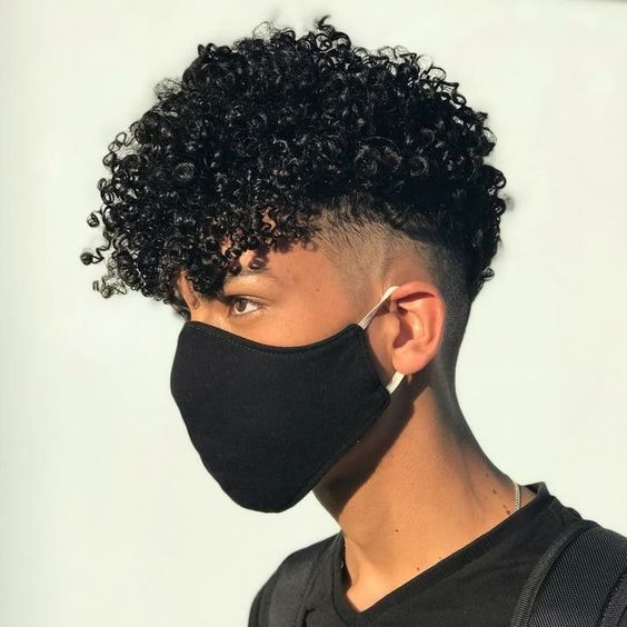 Curly Faux Hawx Men's Haircuts For 2022 2
