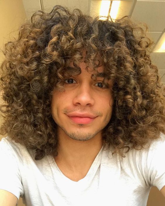 Men's Long Curly Haircuts For 2022 1