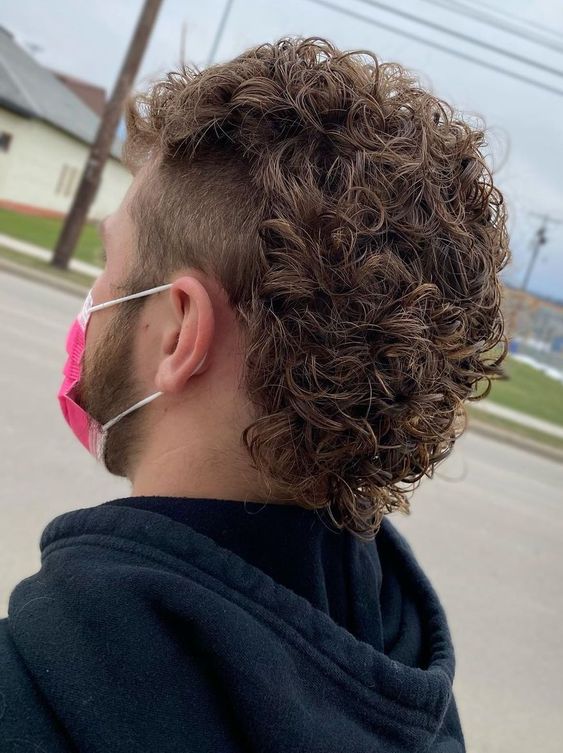 Curly Mullet Male Haircuts 3