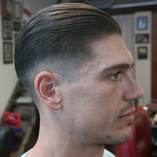 Slick Back Male Haircuts 1