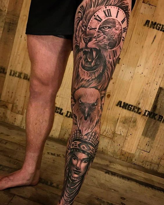 Tattoos for Men on the Thigh