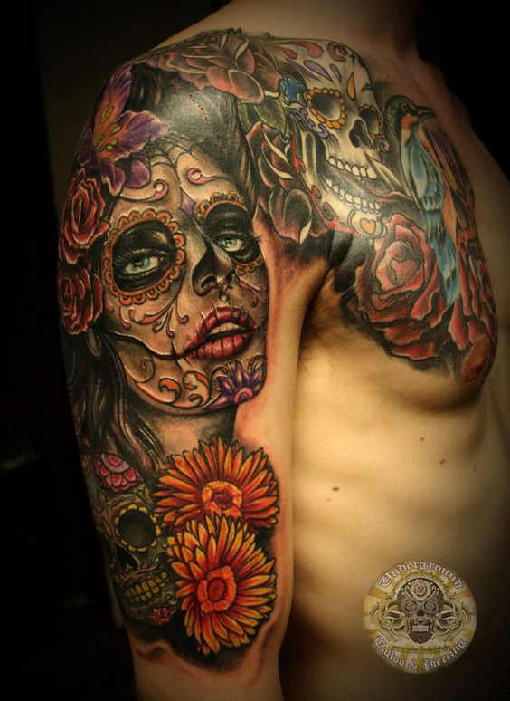 Mexikanische Tattoos für Männer