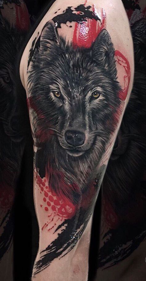 Tatuagens Masculinas de Lobo 2
