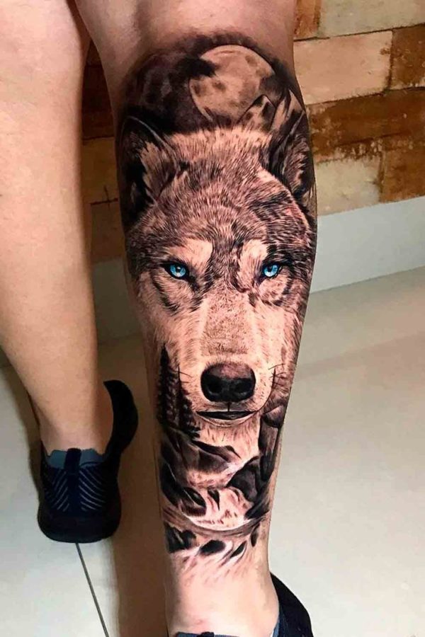 Tatuagens de Lobo Masculina: +60 Inspirações | New Old Man - N.O.M Blog