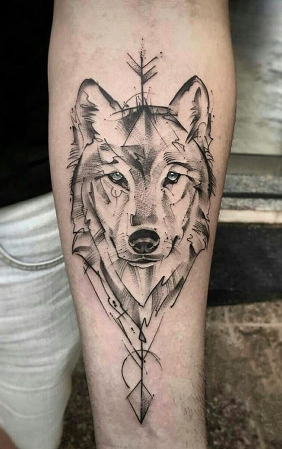 Tatuagens Masculinas de Lobo