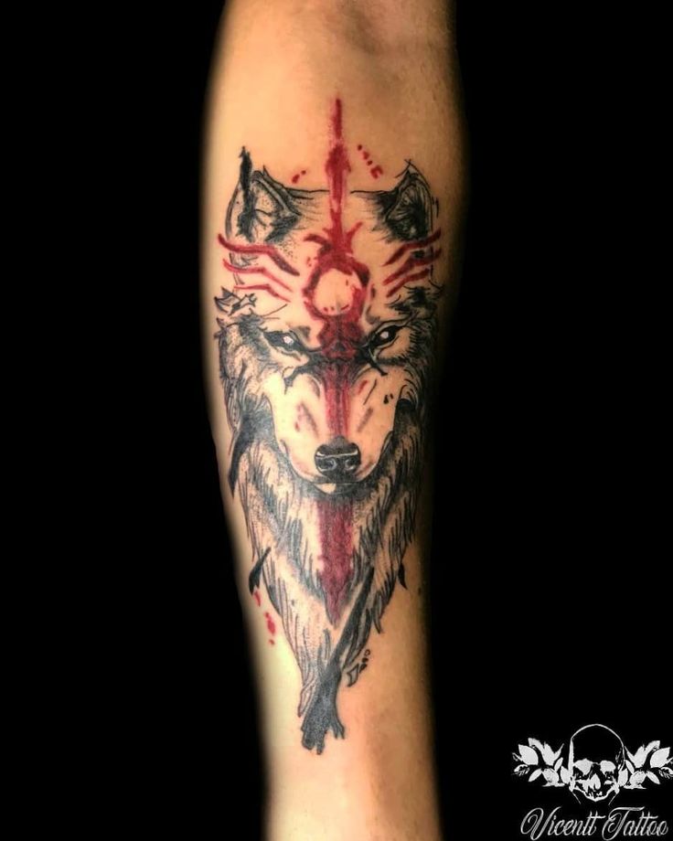 tatouages ​​​​de loup pour les hommes