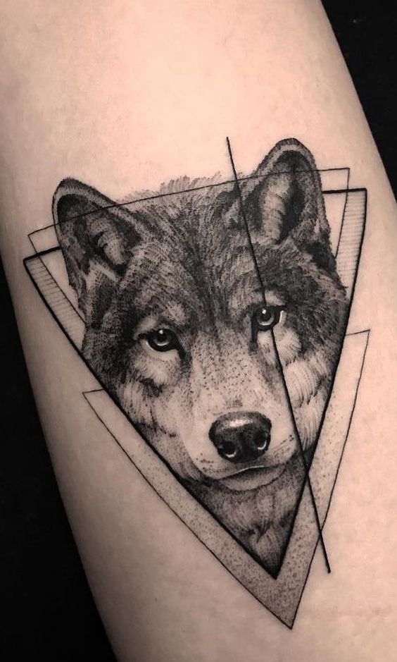 Wolf-Tattoos für Männer