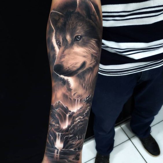 Tatuajes de lobos machos: +60 inspiraciones | New Old Man  Blog