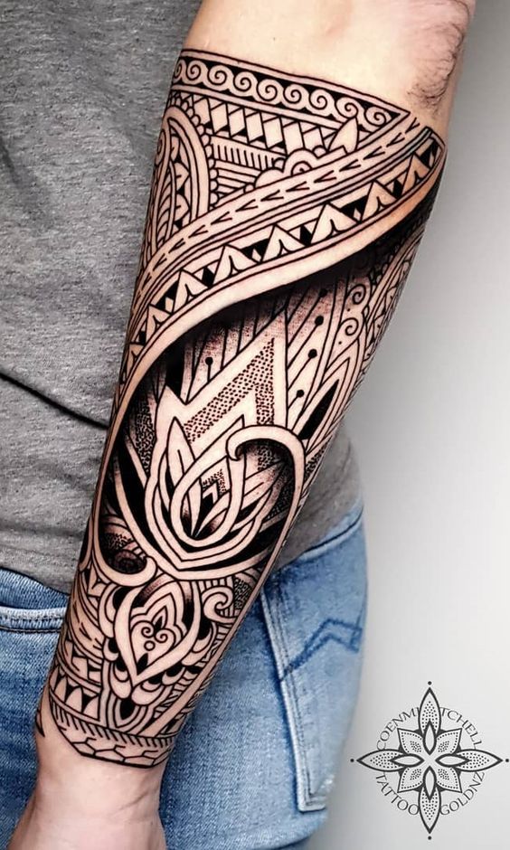 Tatuagens Masculinas de Tribal - Maori