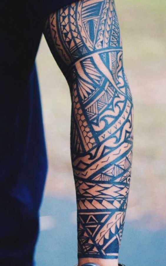 Stammes-Tattoos für Männer - Maori