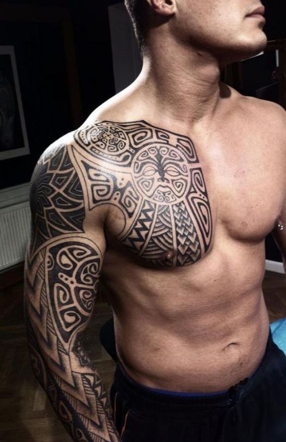Men's Tribal Tattoos - Maori