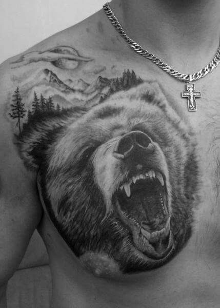 Bear Tattoos for Men