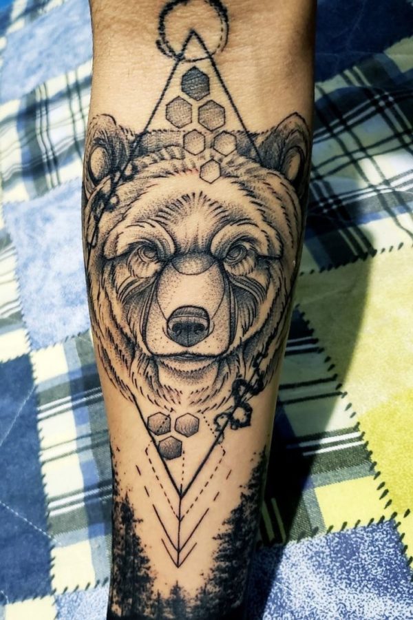 Tatuagens De Urso Masculina Inspira Es New Old Man N O M Blog